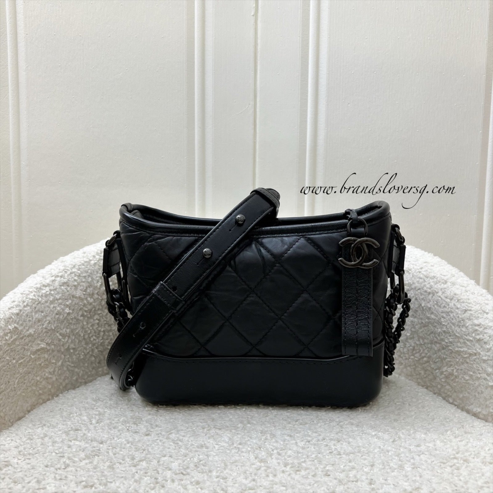 Chanel So Black Small Gabrielle Hobo Hobo Bag - Rovelle Bags