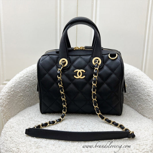 Chanel 25A Small Bowling Handbag - Rovelle Bags