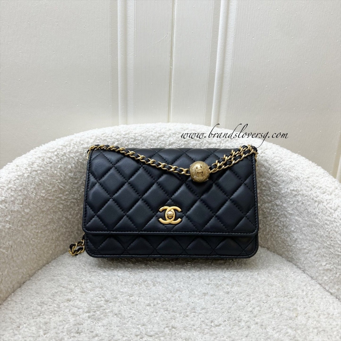 Chanel Pearl Crush Wallet on Chain Crossbody Bag - Rovelle Bags