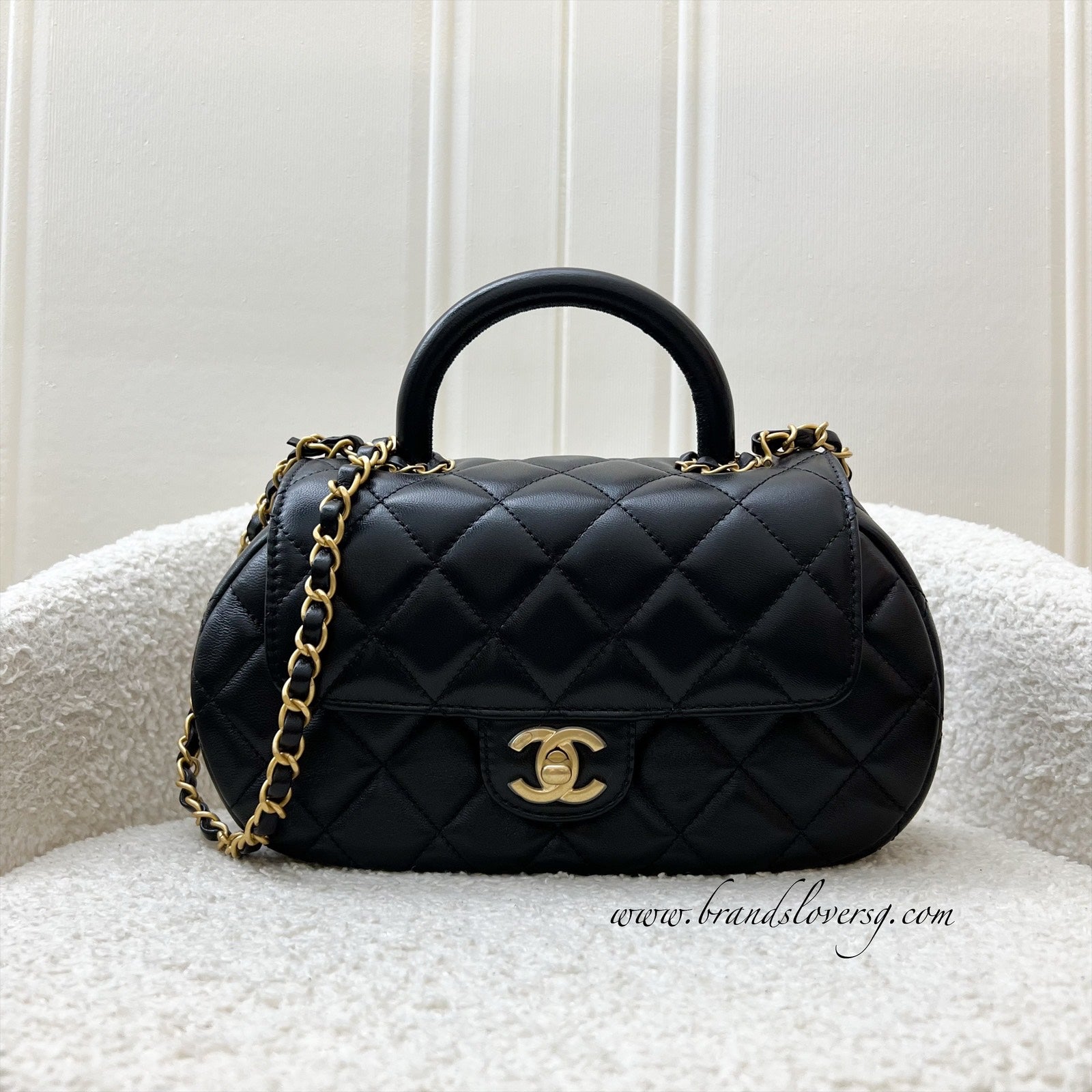 Chanel 24C Top Handle Flap Flap Bag - Rovelle Bags