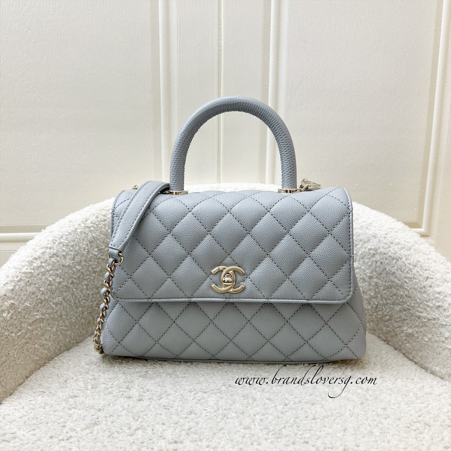 Chanel Small 24cm Coco Handle Flap Flap Bag - Rovelle Bags