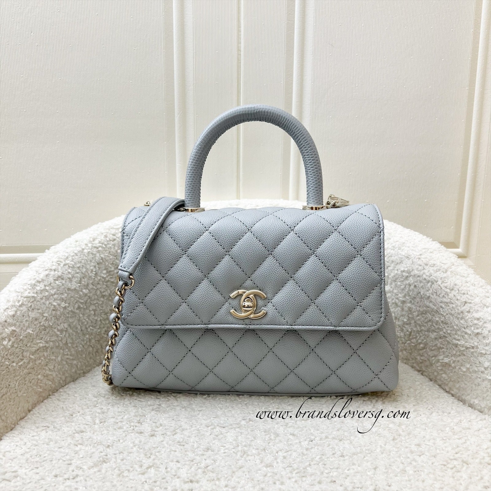 Chanel Small 24cm Coco Handle Flap Flap Bag - Rovelle Bags