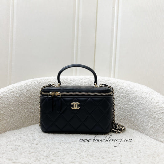 Chanel Top Handle Small Vanity in Handbag - Rovelle Bags