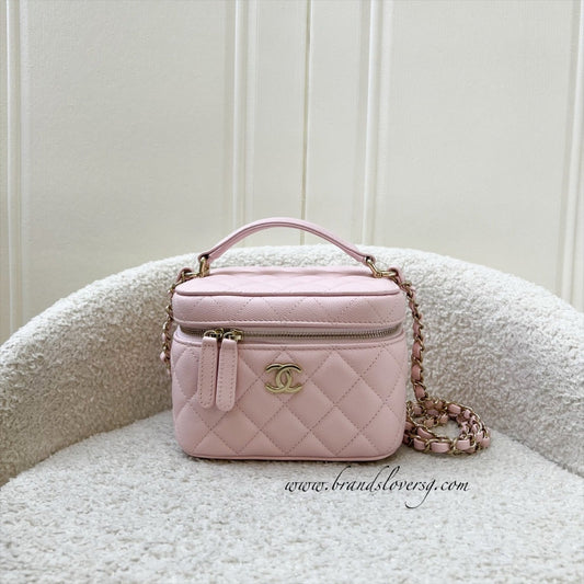 Chanel 22S Top Handle Vanity Case Handbag - Rovelle Bags