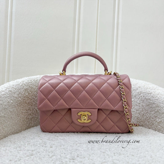 Chanel Top Handle Mini Rectangle Flap Flap Bag - Rovelle Bags