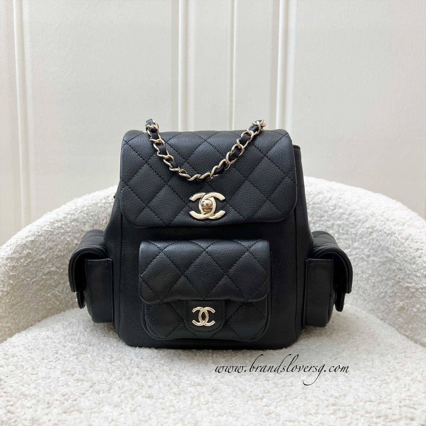 Chanel 23K Triple Pocket Duma Backpack Backpack - Rovelle Bags