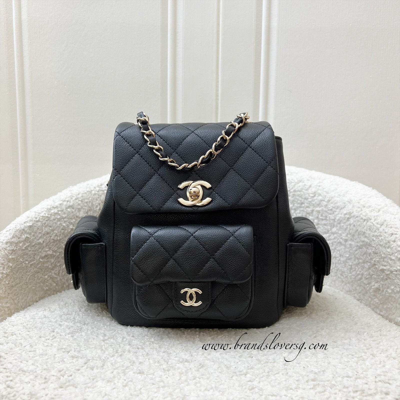 Chanel 23K Triple Pocket Duma Backpack Backpack - Rovelle Bags