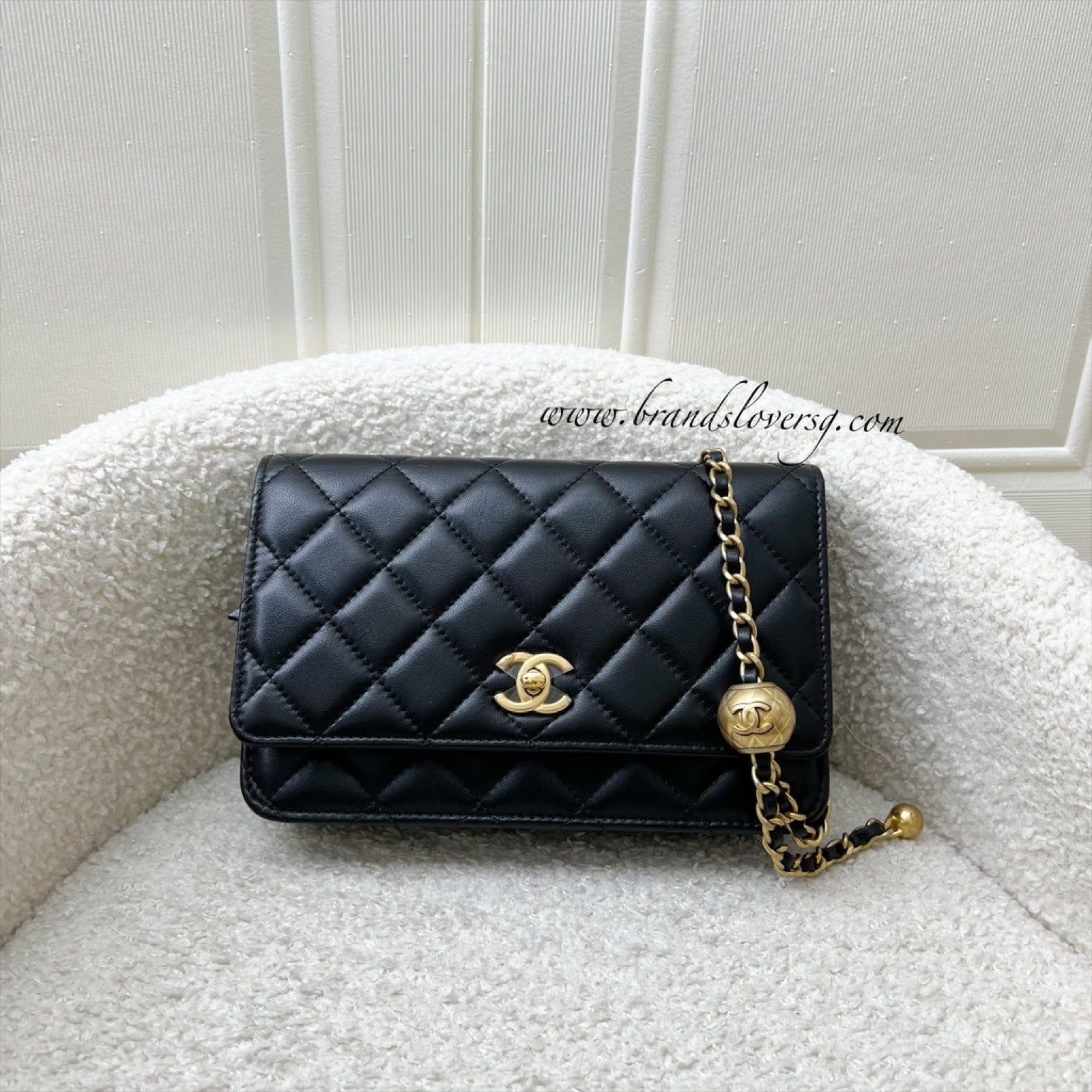 Chanel Pearl Crush Wallet on Chain Crossbody Bag - Rovelle Bags