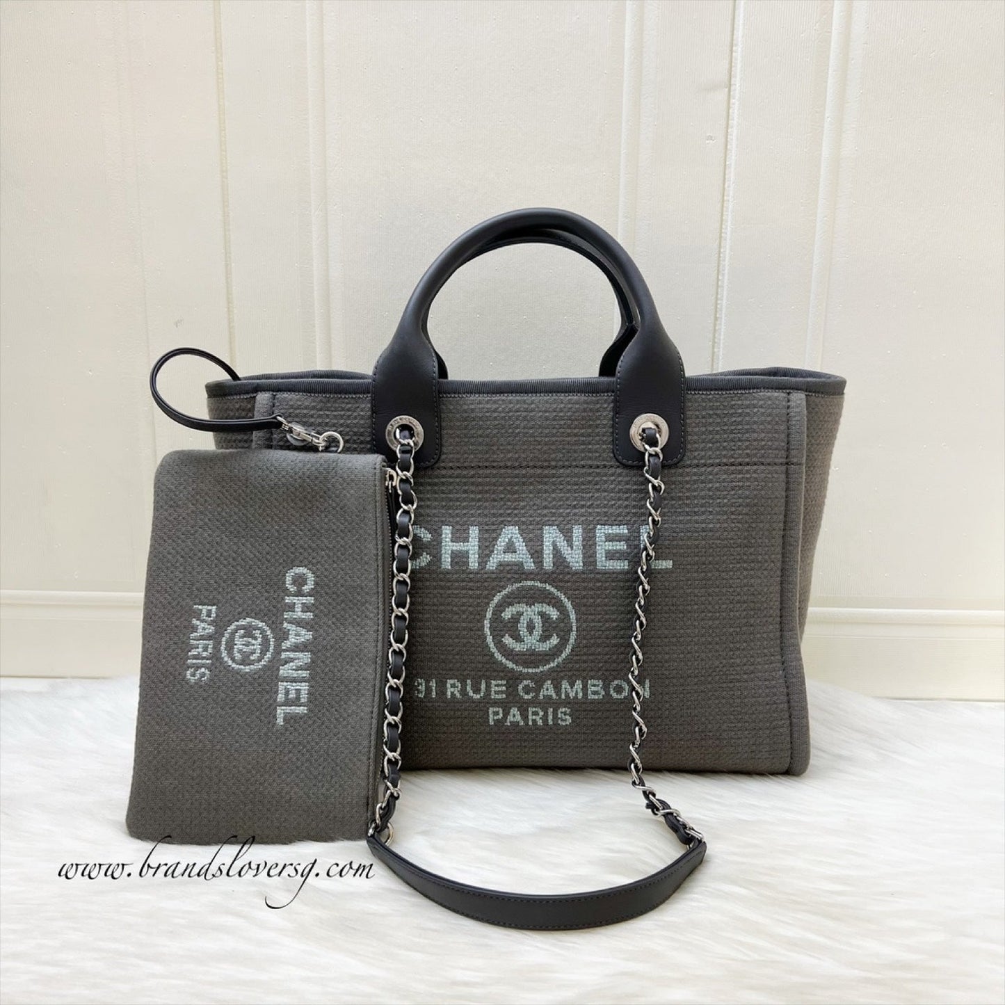 Chanel Small Deauville Shopping Tote in Tote Bag - Rovelle Bags