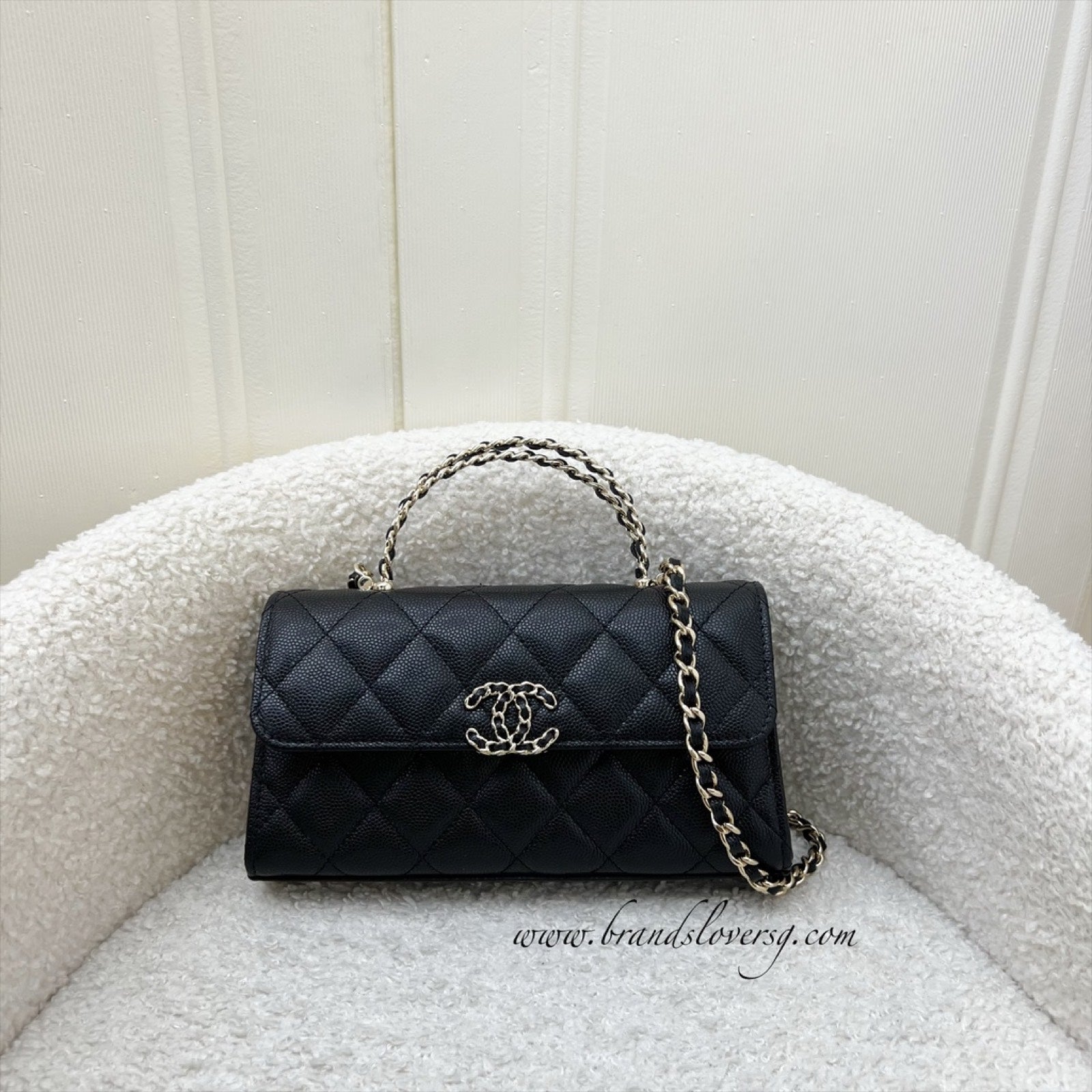 Chanel 25S Top Handle Kelly Clutch Clutch Bag - Rovelle Bags