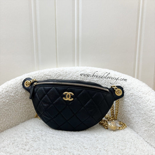 Chanel 24P Heart Adjustable Chain Waist Handbag - Rovelle Bags