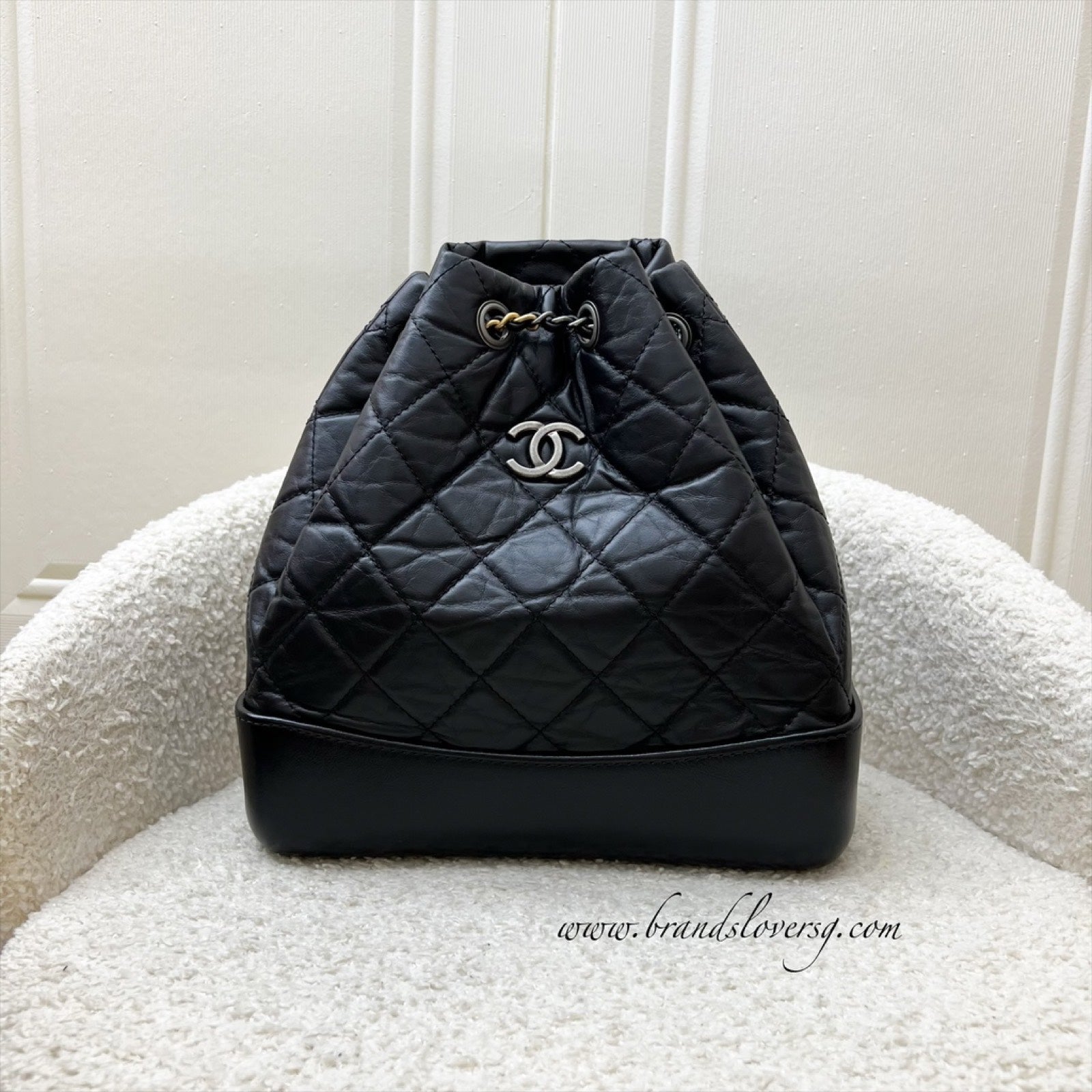 Chanel Small Gabrielle Backpack in Black Backpack - Rovelle Bags