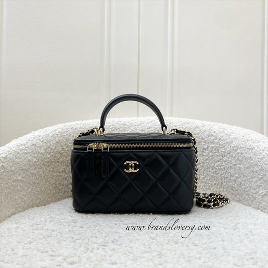 Chanel Top Handle Small Vanity in Handbag - Rovelle Bags