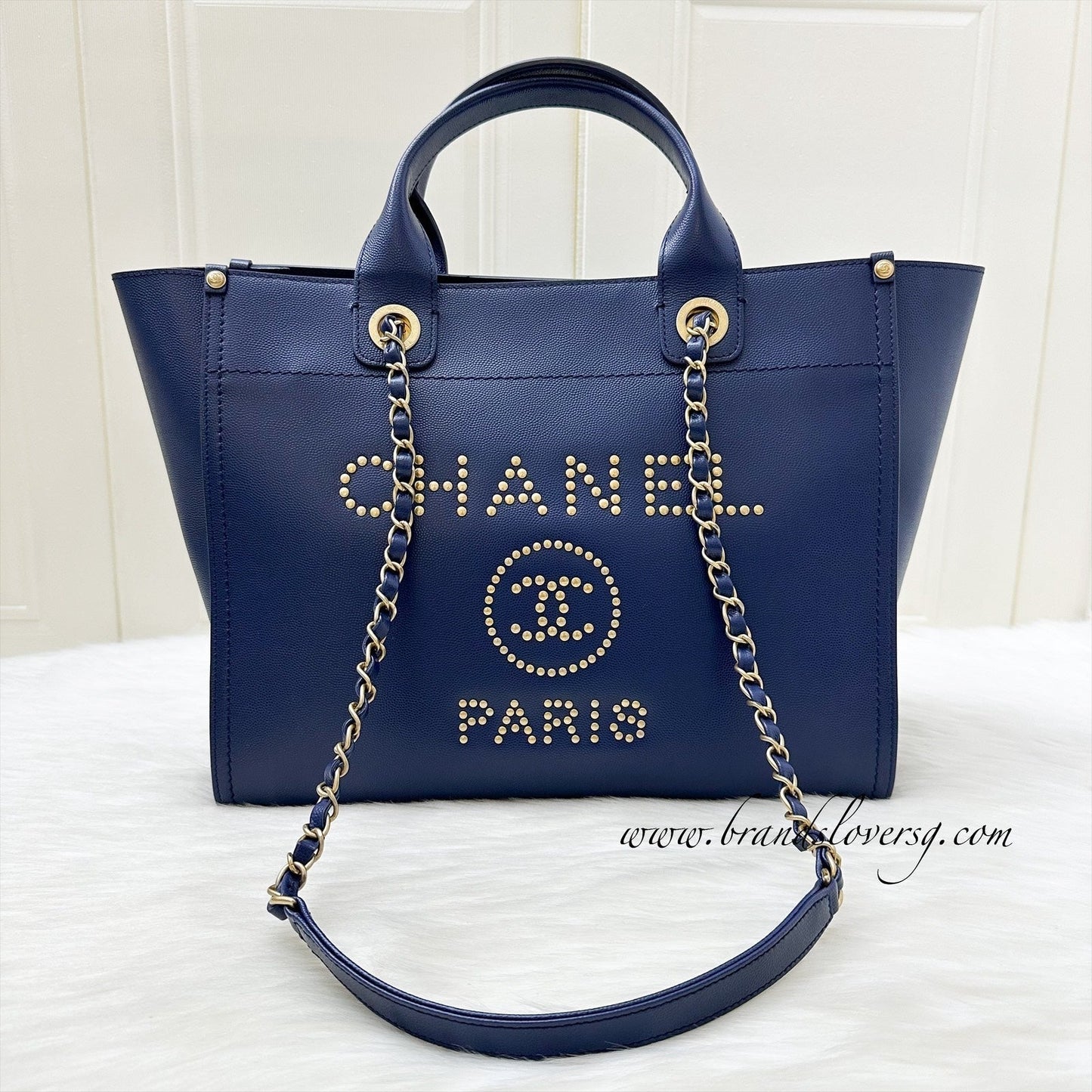 Chanel Small / Medium Deauville Tote Tote Bag - Rovelle Bags