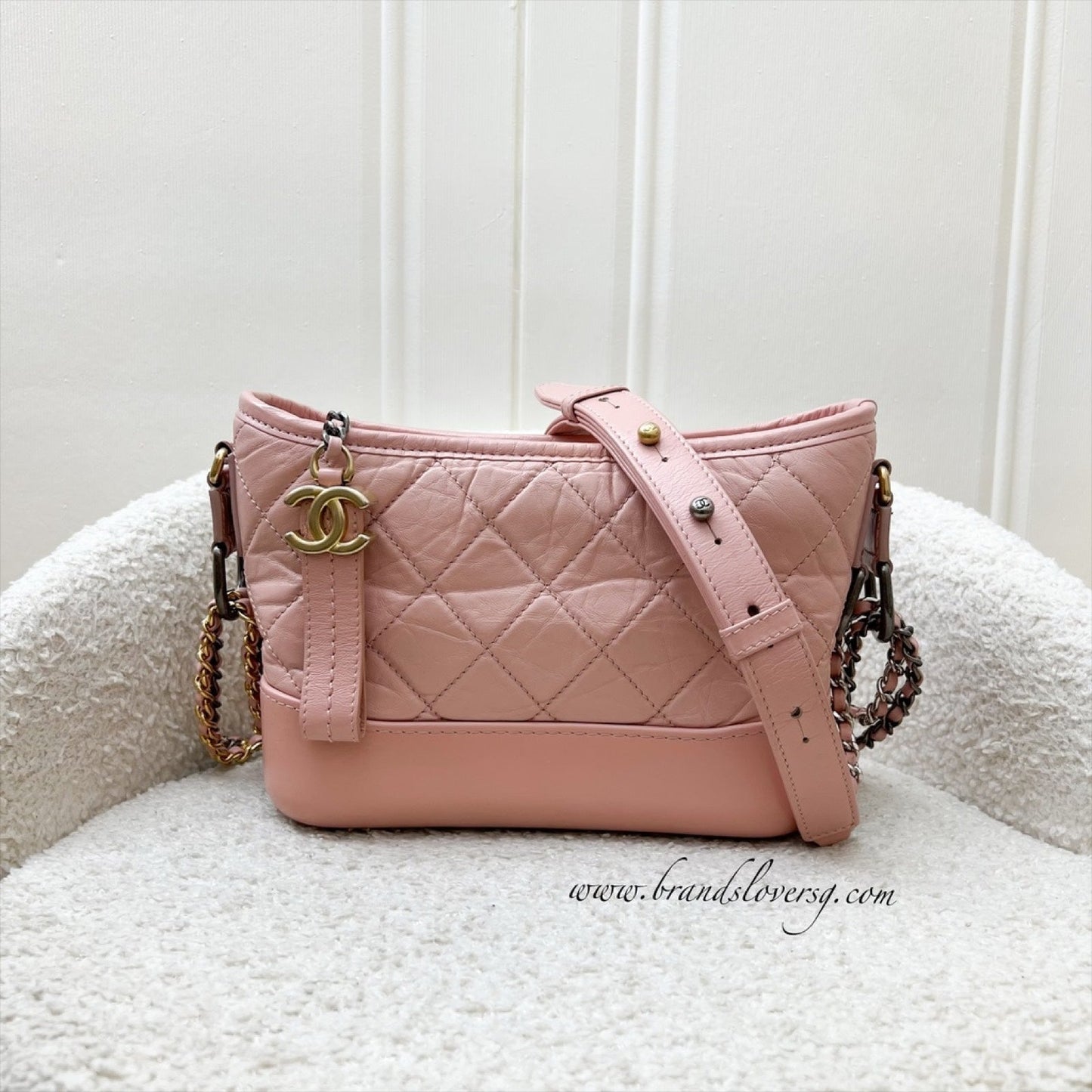 Chanel Small Gabrielle Hobo in Pink Shoulder Bag - Rovelle Bags