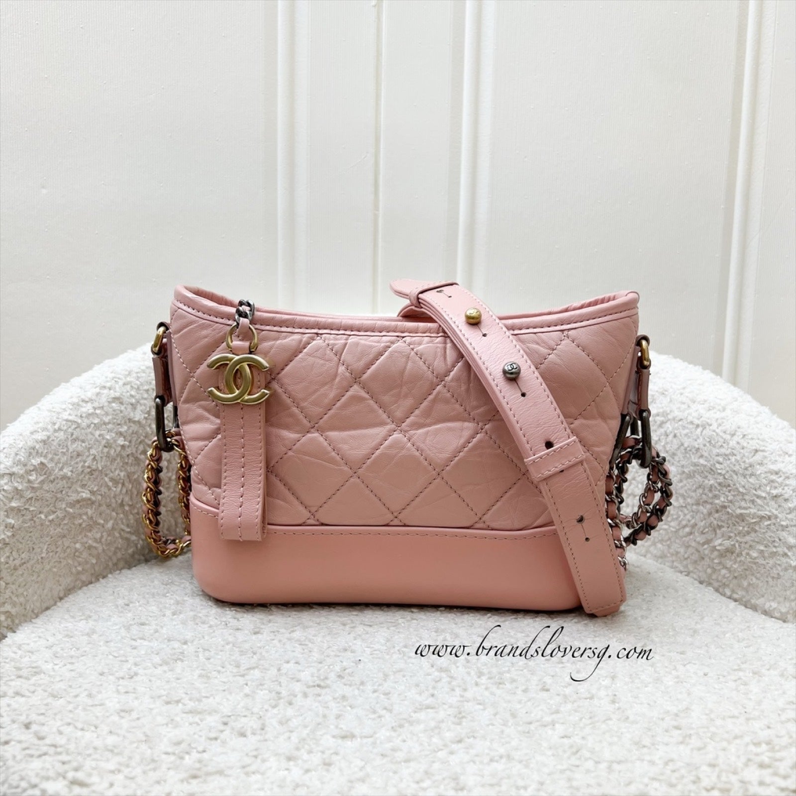 Chanel Small Gabrielle Hobo in Pink Shoulder Bag - Rovelle Bags