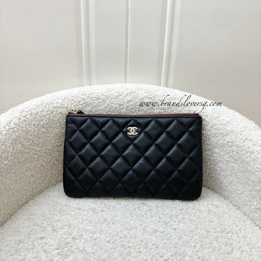 Chanel Classic Small O-Case Pouch in Clutch Bag - Rovelle Bags