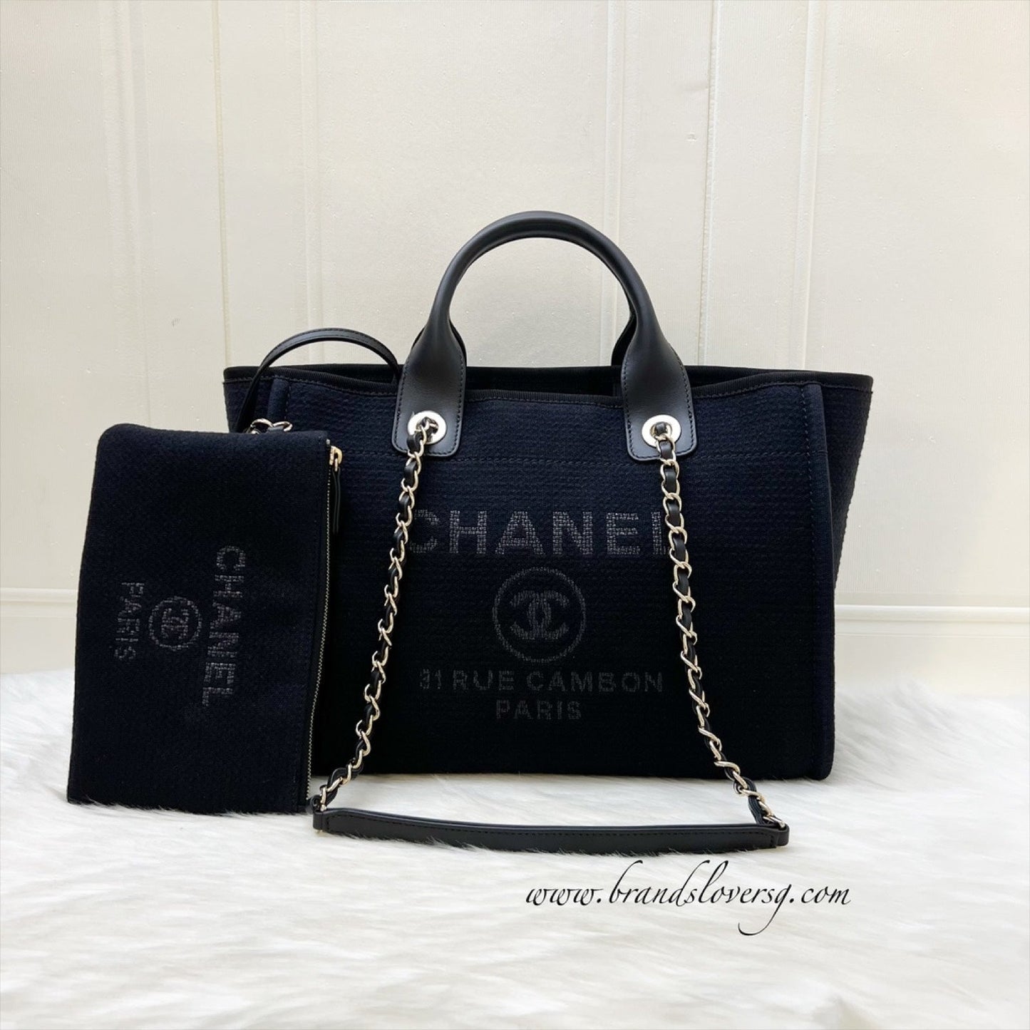 Chanel Small Deauville Shopping Tote in Tote Bag - Rovelle Bags