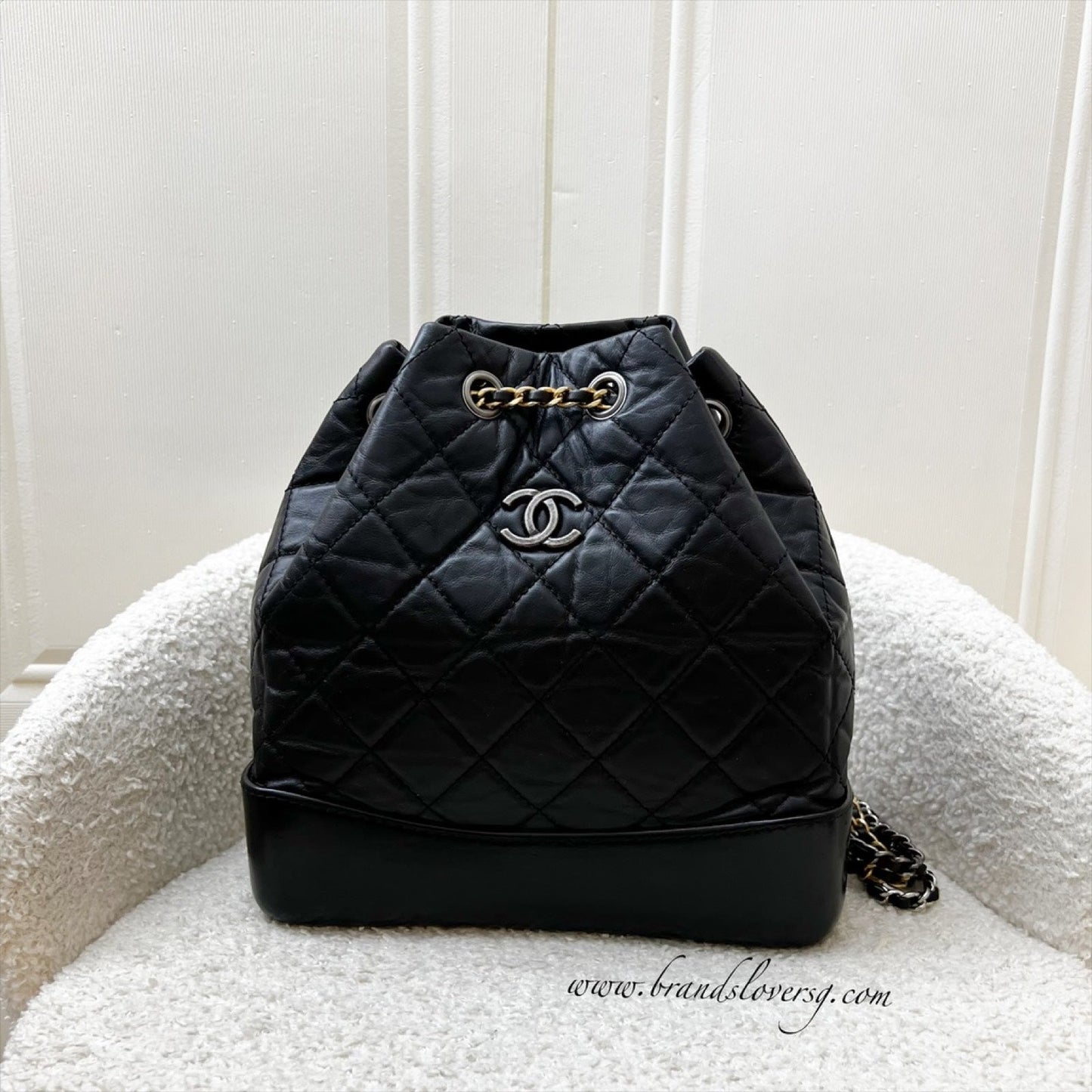 Chanel Small Gabrielle Backpack in Black Backpack - Rovelle Bags