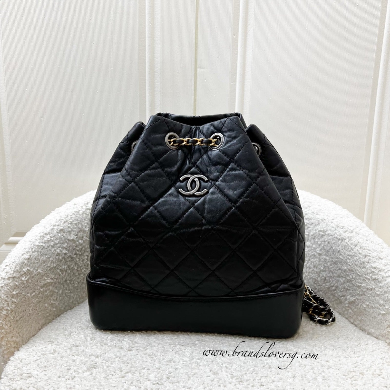 Chanel Small Gabrielle Backpack in Black Backpack - Rovelle Bags