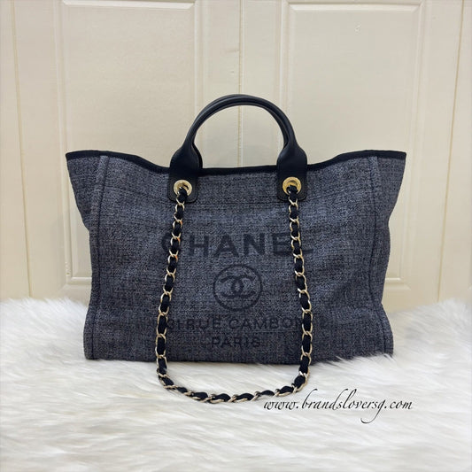 Chanel Medium / Large Deauville Tote Tote Bag - Rovelle Bags