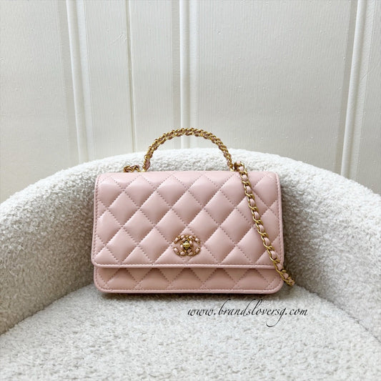 Chanel 24C Top Handle Wallet on Crossbody Bag - Rovelle Bags