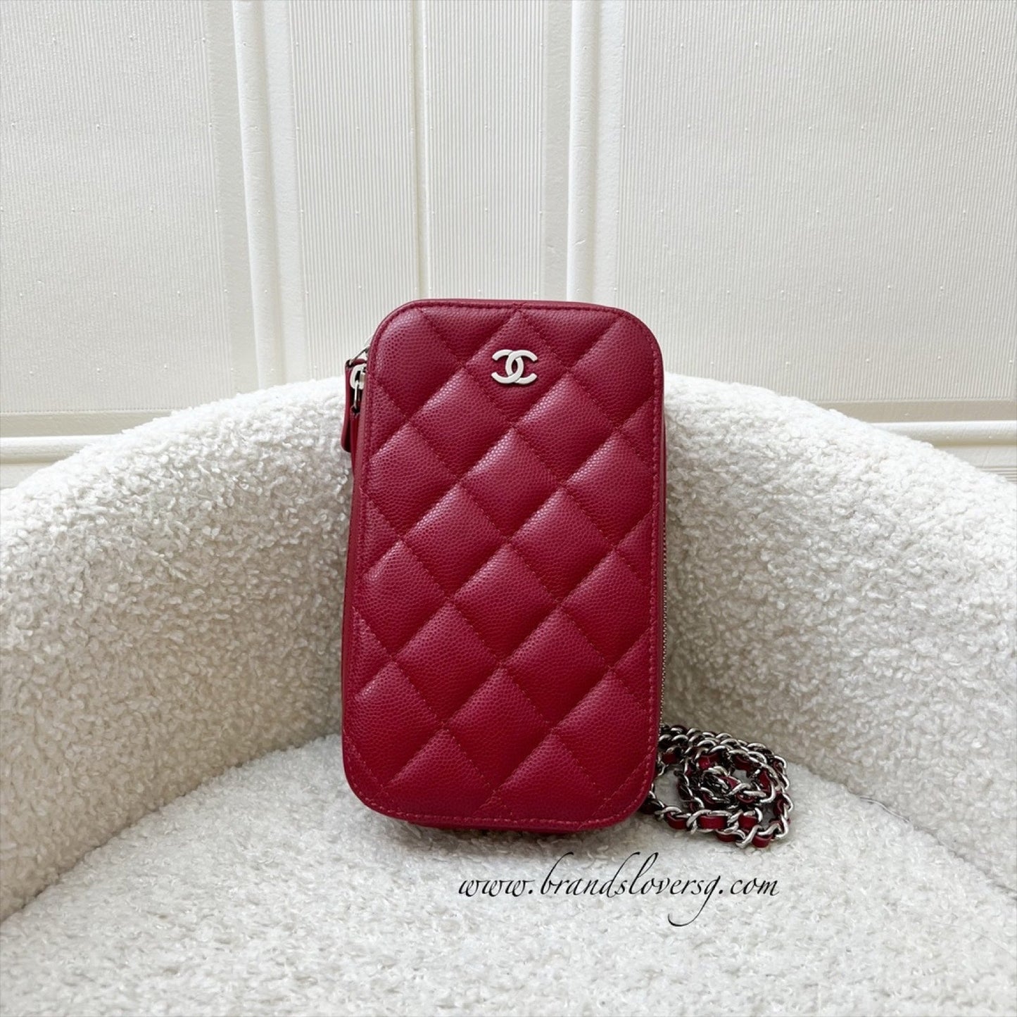 Chanel Vertical Phone Holder / Clutch Clutch Bag - Rovelle Bags