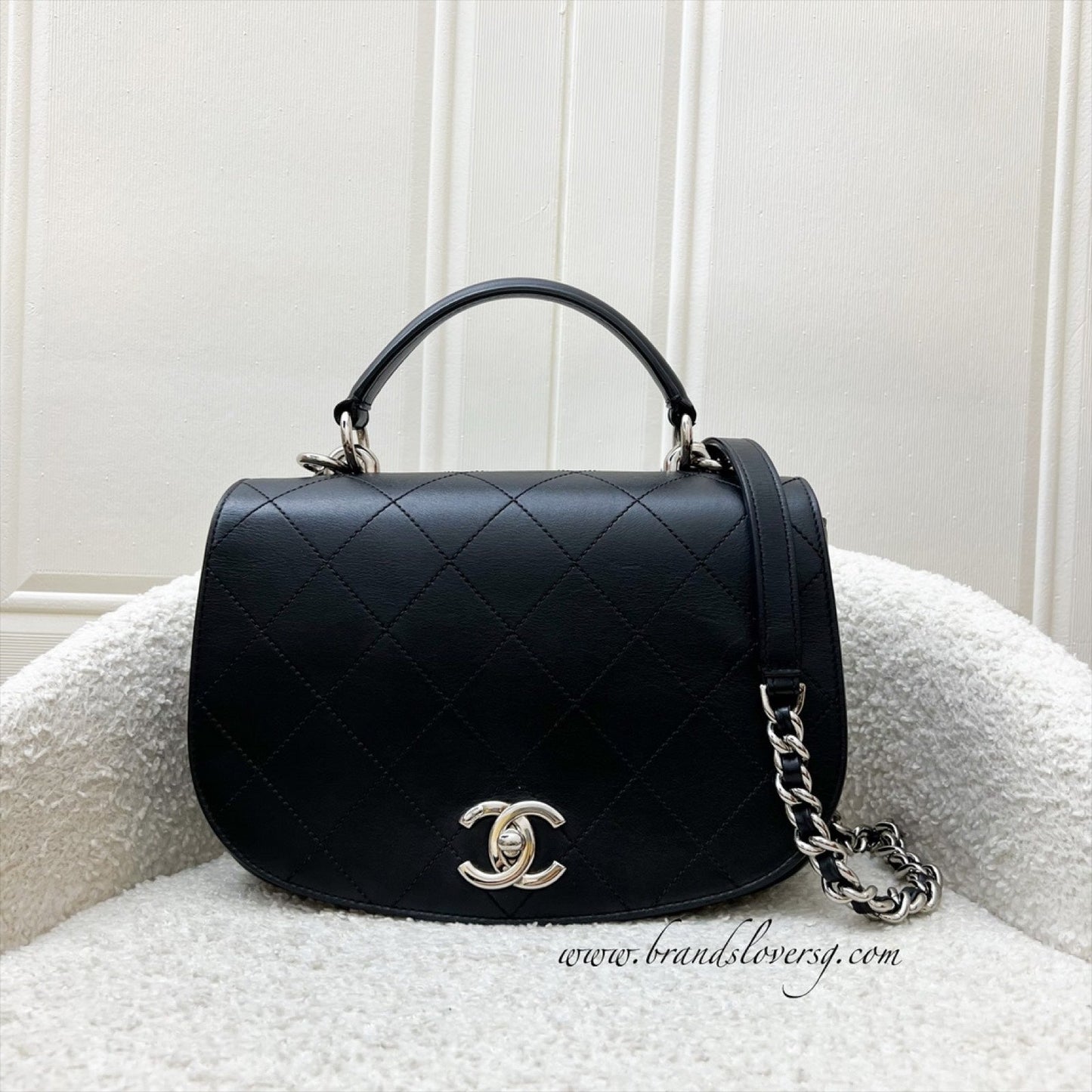 Chanel Seasonal Medium Top Handle Full Flap Bag - Rovelle Bags