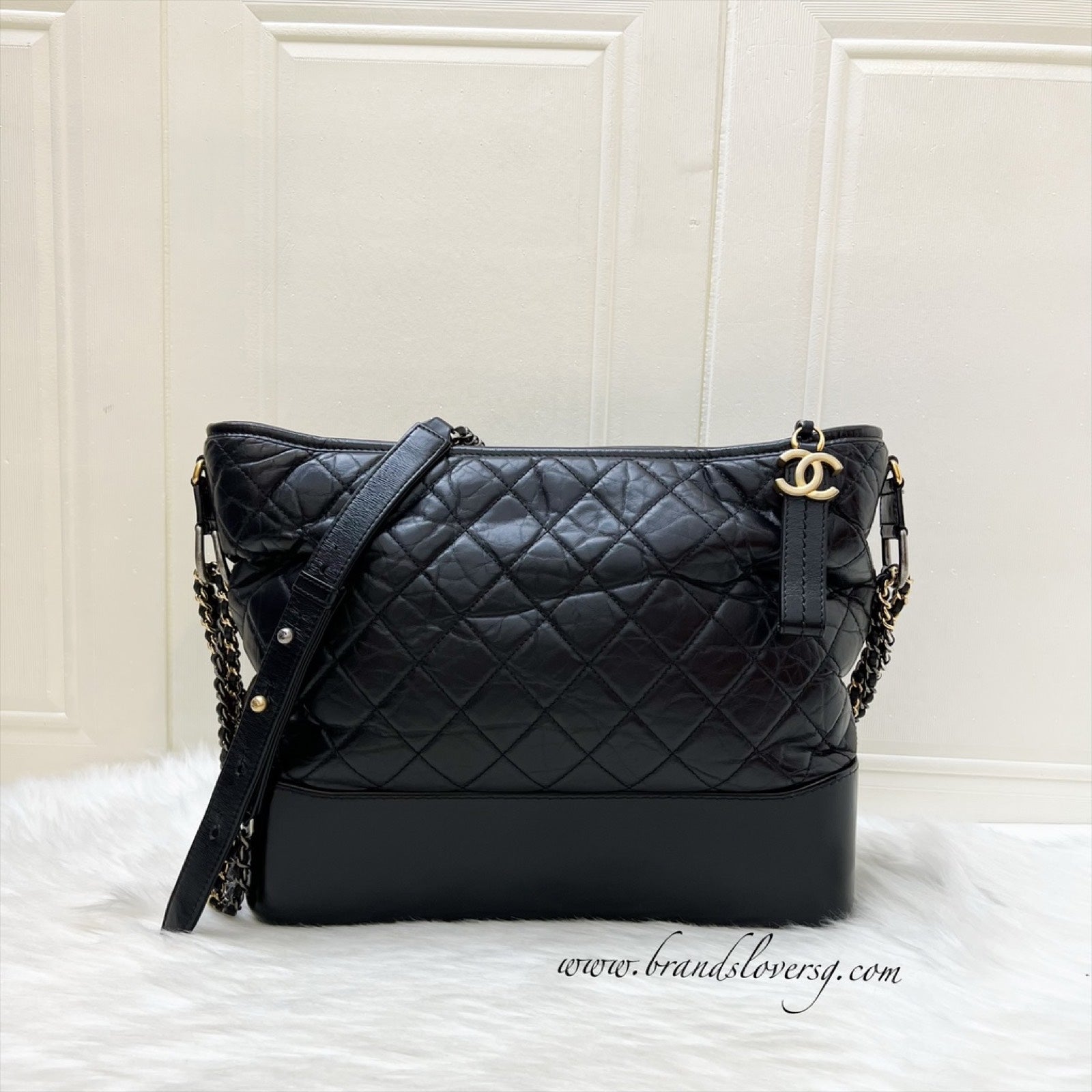 Chanel Large Gabrielle Hobo in Black Shoulder Bag - Rovelle Bags