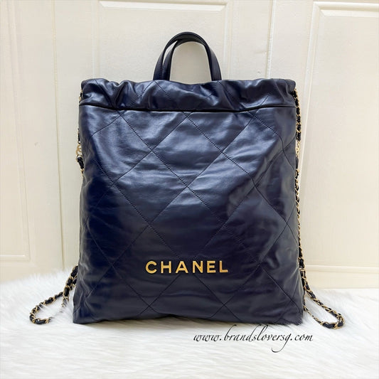 Chanel 22 Large Backpack in 22S Backpack - Rovelle Bags