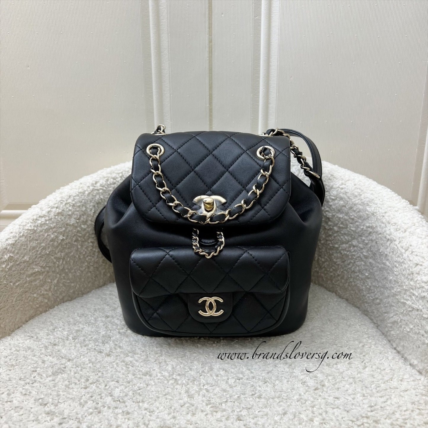 Chanel Duma Mini Backpack in Black Backpack - Rovelle Bags