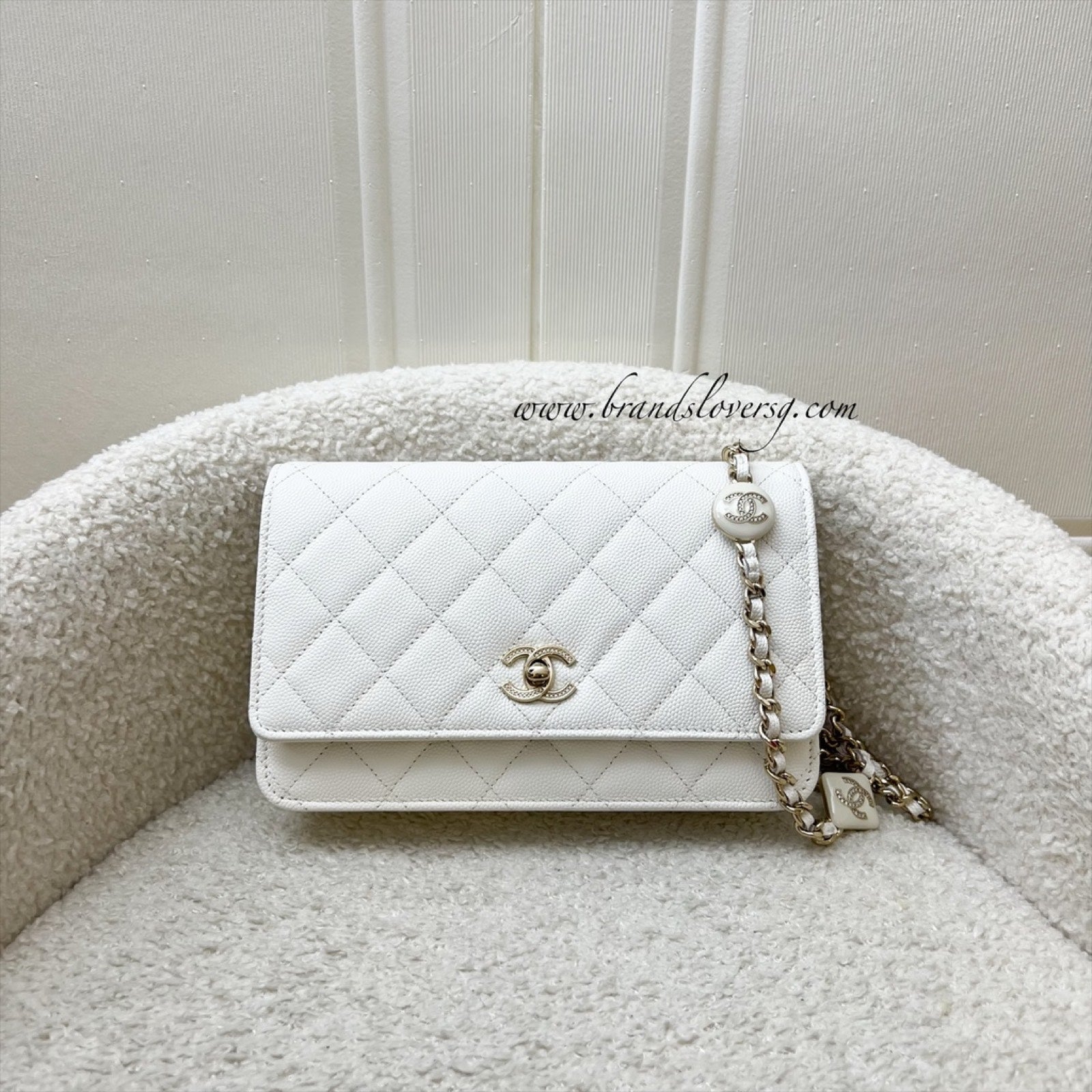 Chanel 25P Wallet on Chain WOC Crossbody Bag - Rovelle Bags