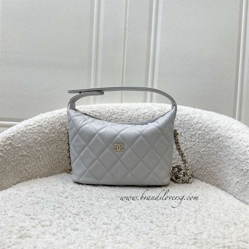 Chanel 25C Quilted Hobo Clutch on Shoulder Bag - Rovelle Bags