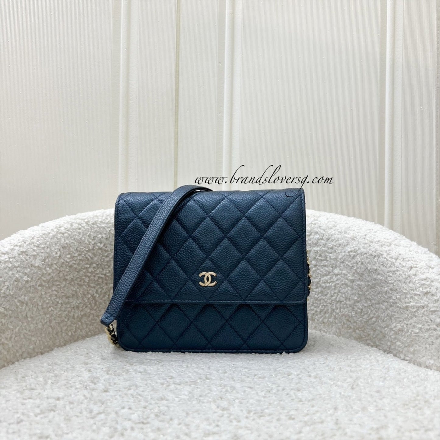 Chanel Square Wallet on Chain WOC Crossbody Bag - Rovelle Bags