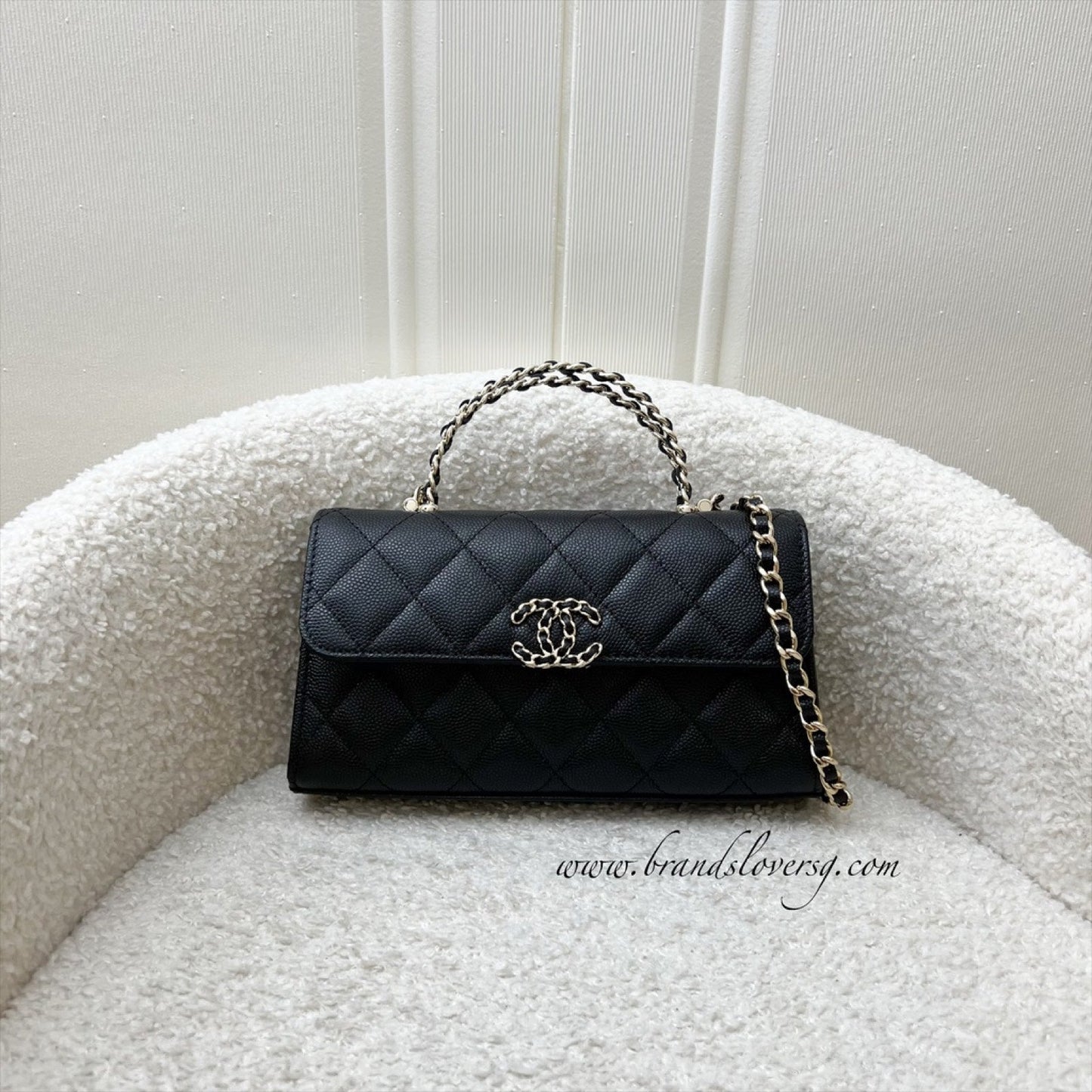 Chanel 25S Top Handle Kelly Clutch Clutch Bag - Rovelle Bags