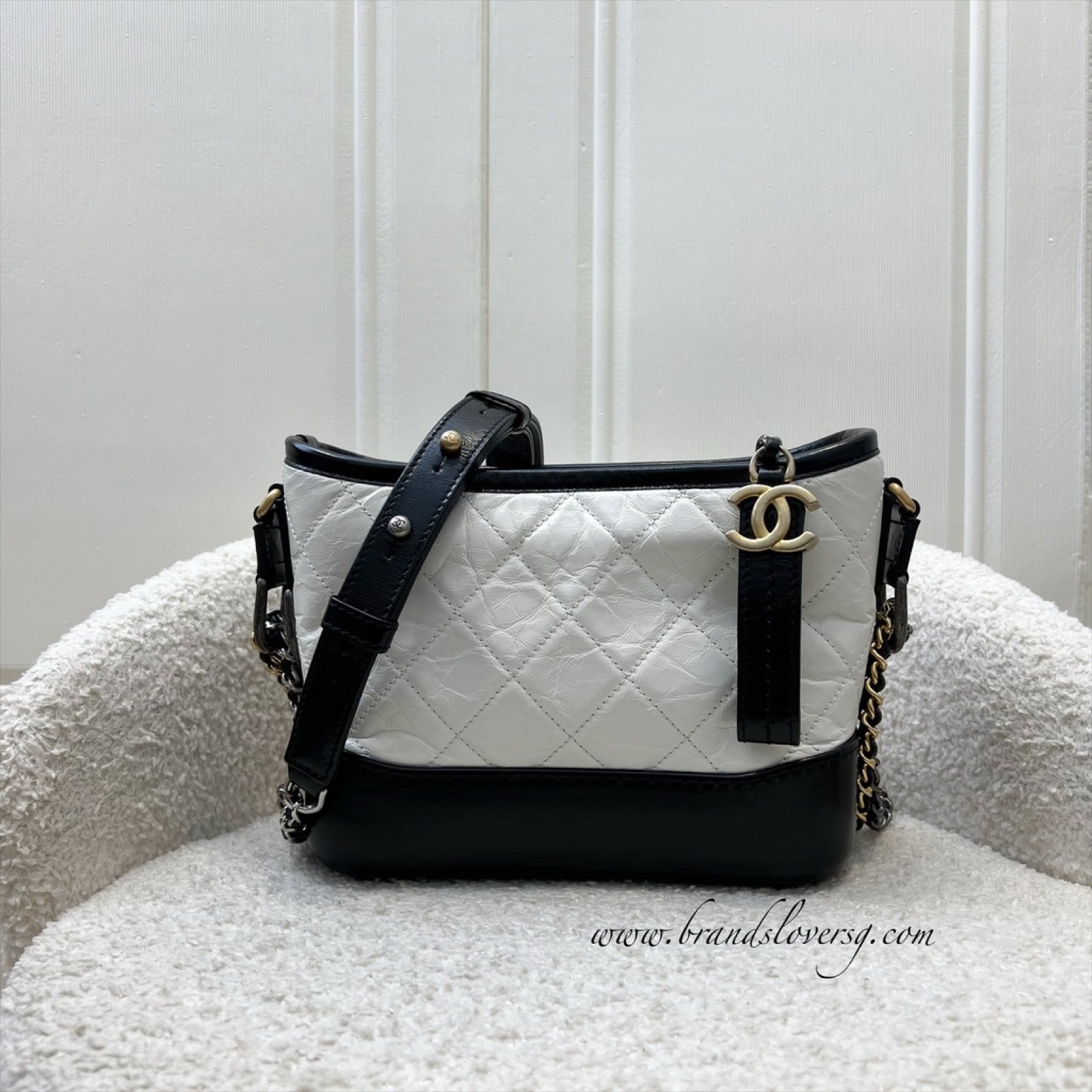 Chanel Small Gabrielle Hobo in White Shoulder Bag - Rovelle Bags