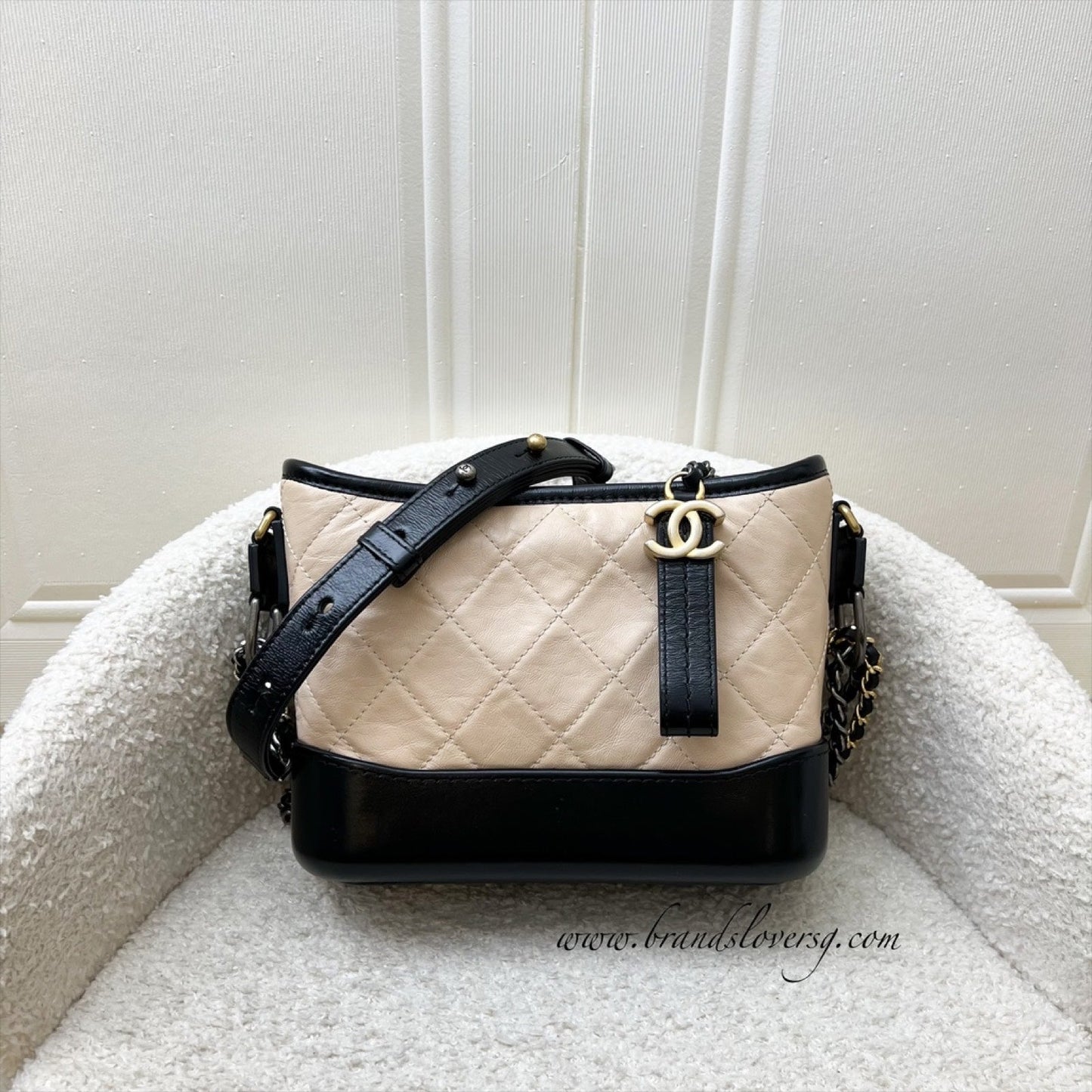 Chanel Small Gabrielle Hobo in Beige Shoulder Bag - Rovelle Bags