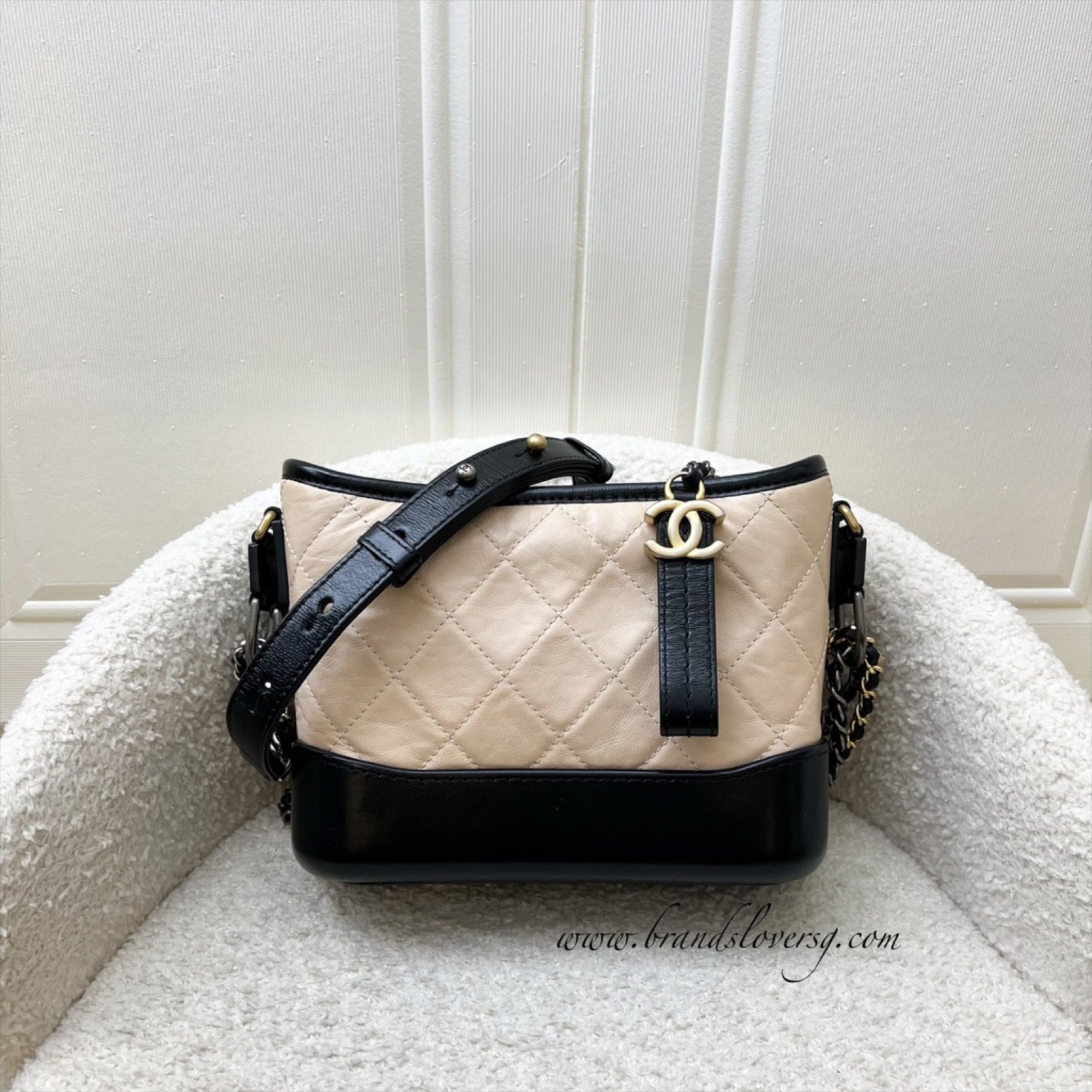 Chanel Small Gabrielle Hobo in Beige Shoulder Bag - Rovelle Bags