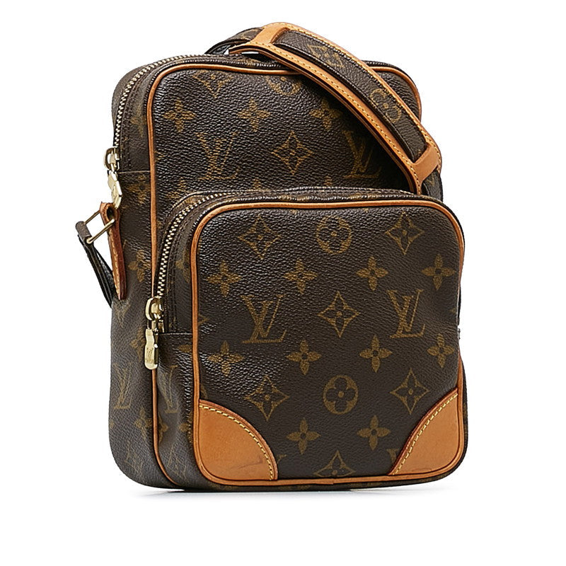 Louis Vuitton Monogram Amazon Shoulder Bag M45236 Brown PVC Leather Louis Vuitton