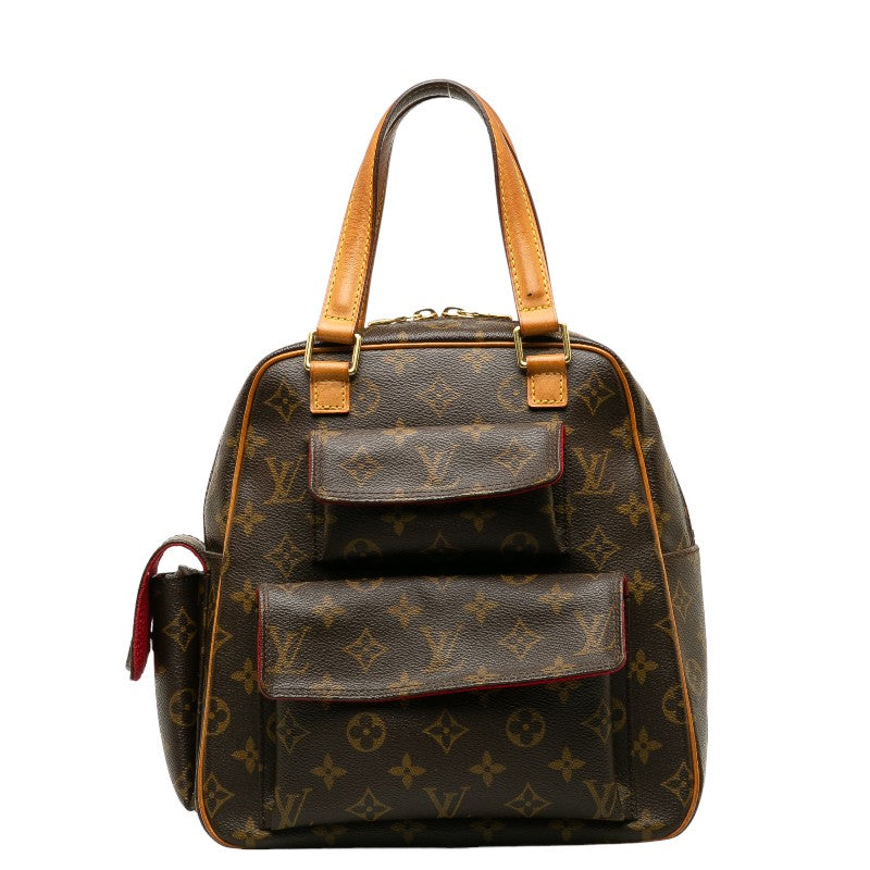 Louis Vuitton Monogram Exantry City Handbag M51161 Brown PVC Leather Louis Vuitton