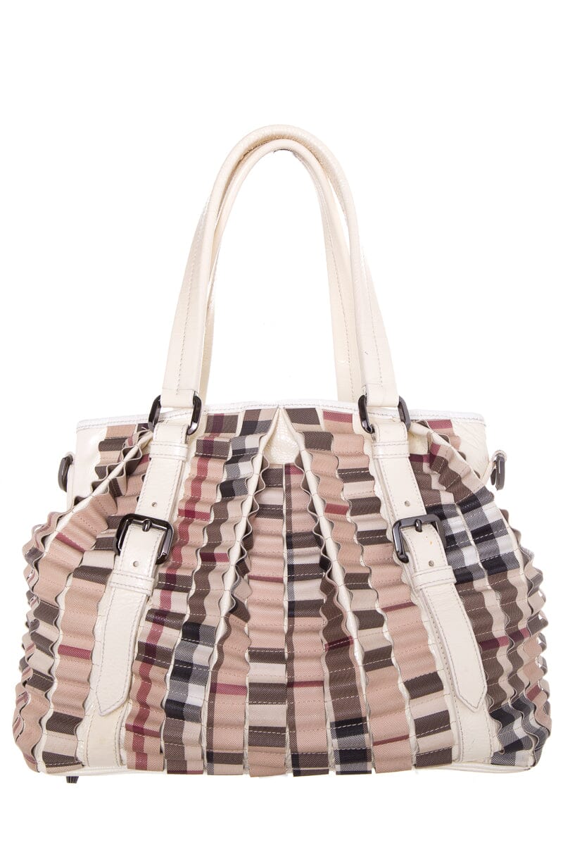 Burberry Cartridge Novacheck Satchel Bag - Rovelle Bags
