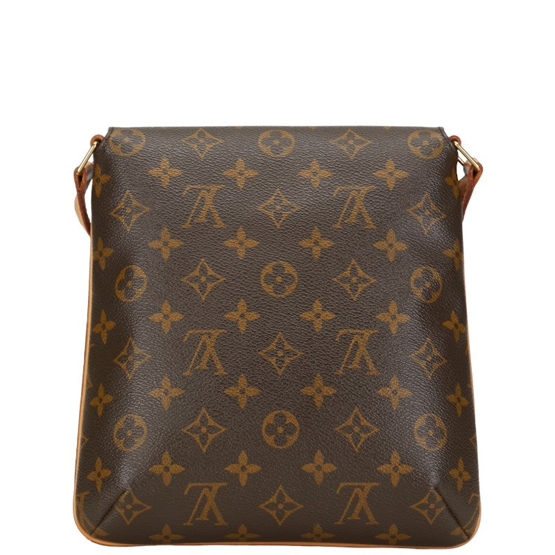 Louis Vuitton Monogram Musée Salsa Short Shoulder Bag M51258 Brown PVC Leather Louis Vuitton