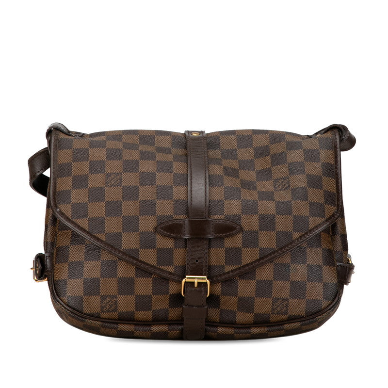 Louis Vuitton Damier Sommelier SP Shoulder Bag N48081 Brown PVC Leather Louis Vuitton
