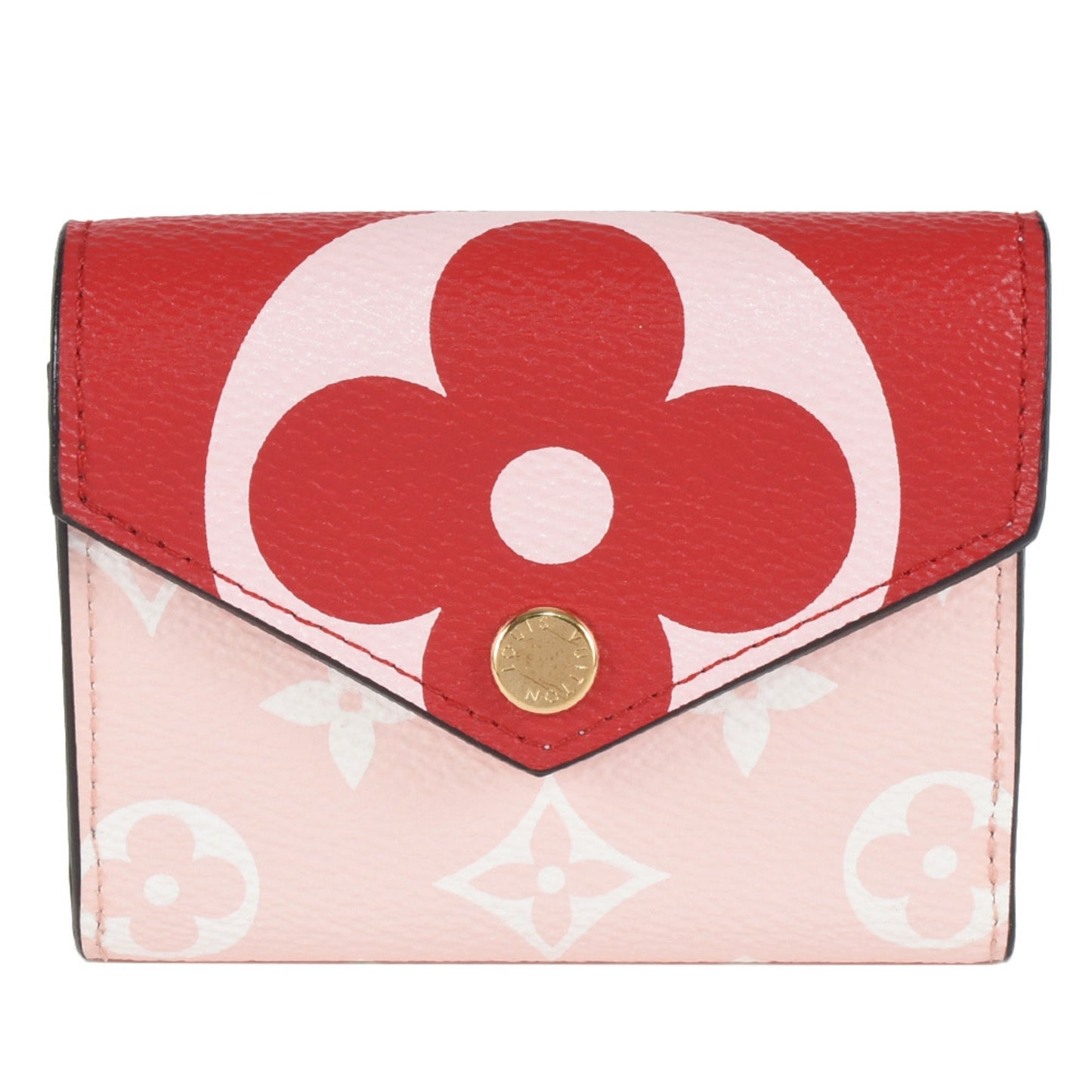 Louis Vuitton Monogram pink Color Monogram Wallet (Tri-Fold)