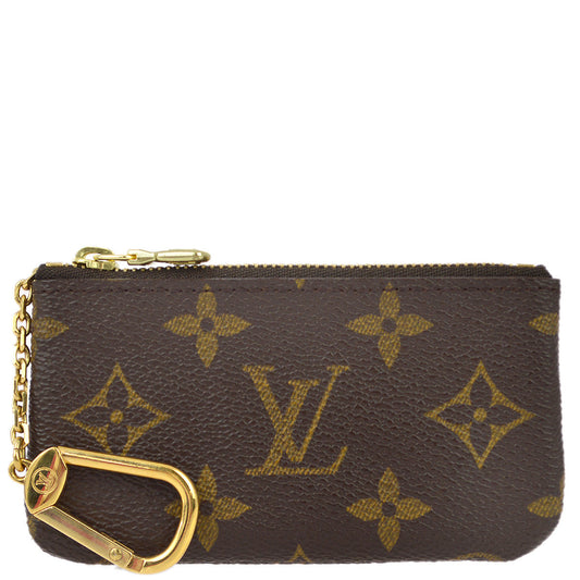 Louis Vuitton 2002 Monogram Pochette Cles Coin Purse Wallet M62650