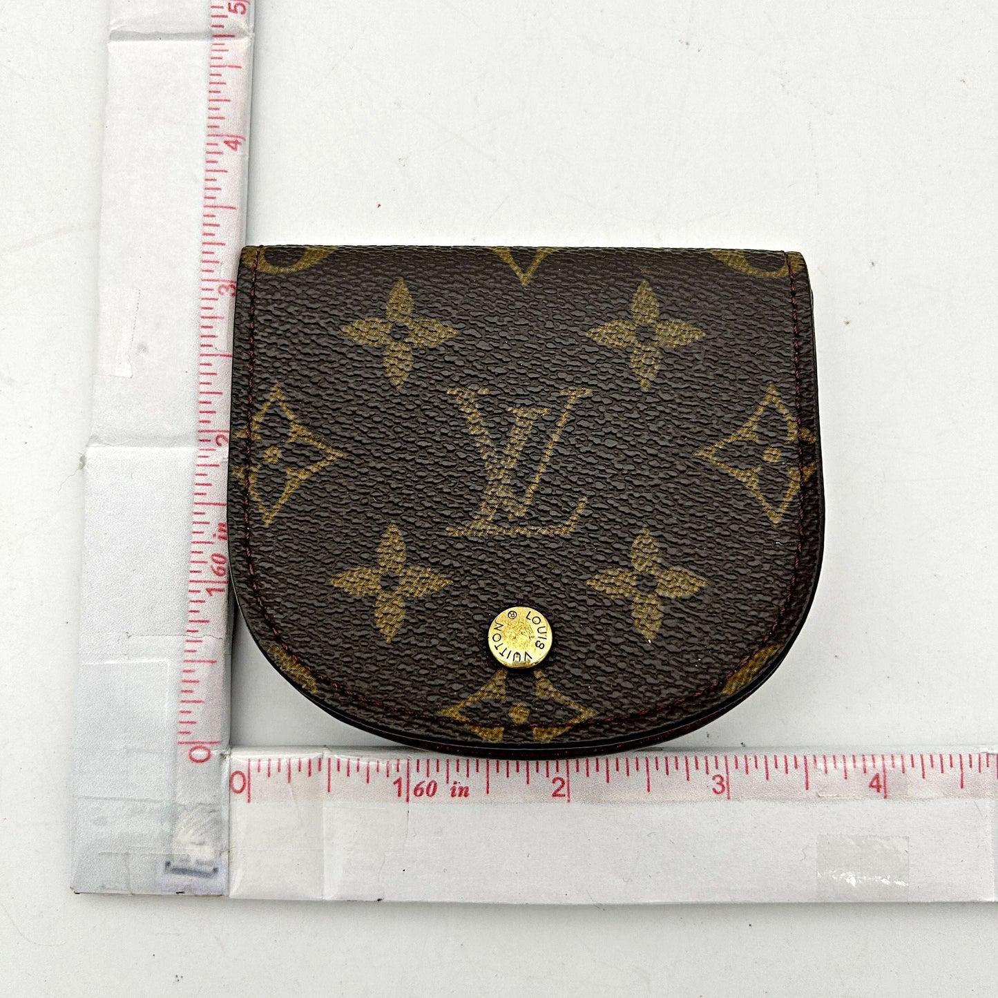 LOUIS VUITTON Monogram Porte-Monnaie Gousset Change Purse lv6608vd