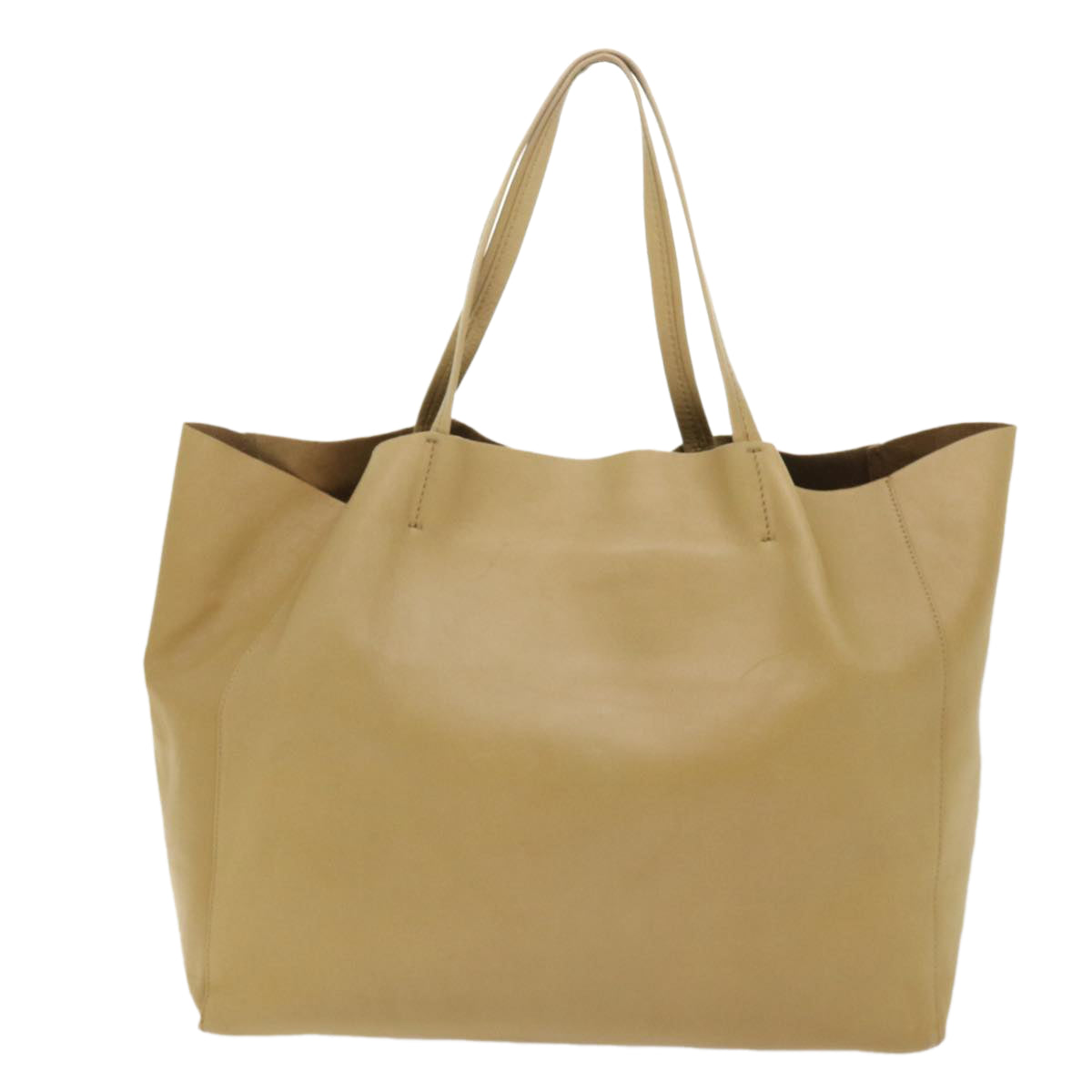 Luxury CELINE Shoulder Bag Leather Beige ep1109
