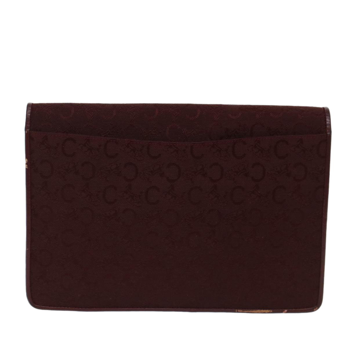 Luxury CELINE C Macadam Canvas Clutch Bag Red ep1263