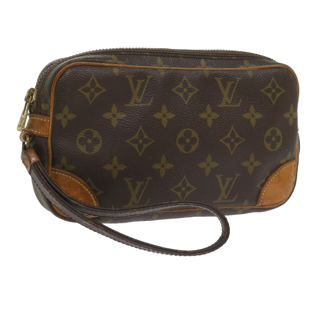LOUIS VUITTON Monogram Marly Dragonne PM Clutch Bag M51827 LV Auth ep2548