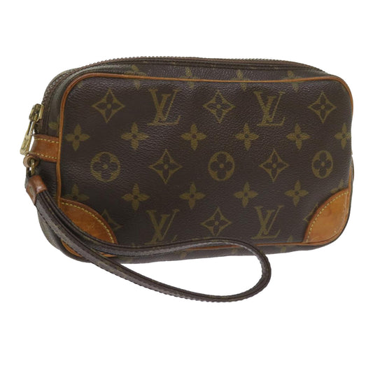 LOUIS VUITTON Monogram Marly Dragonne PM Clutch Bag M51827 LV Auth ep2548